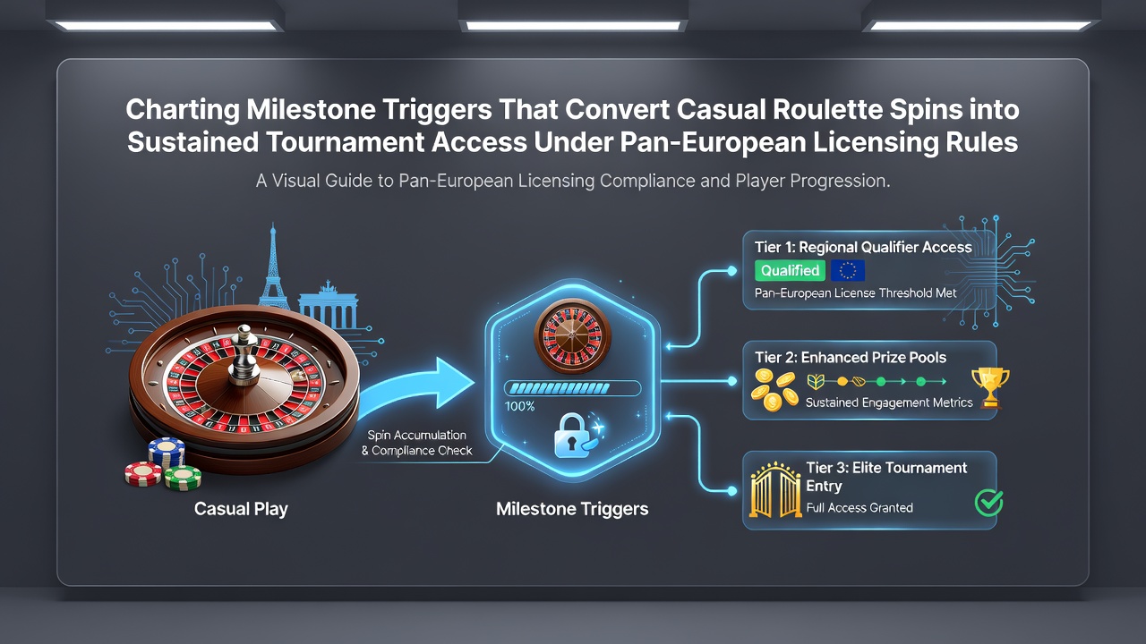 Darstellung von Meilenstein-Triggern in Roulette-Plattformen mit Fokus auf paneuropäische Lizenzregeln