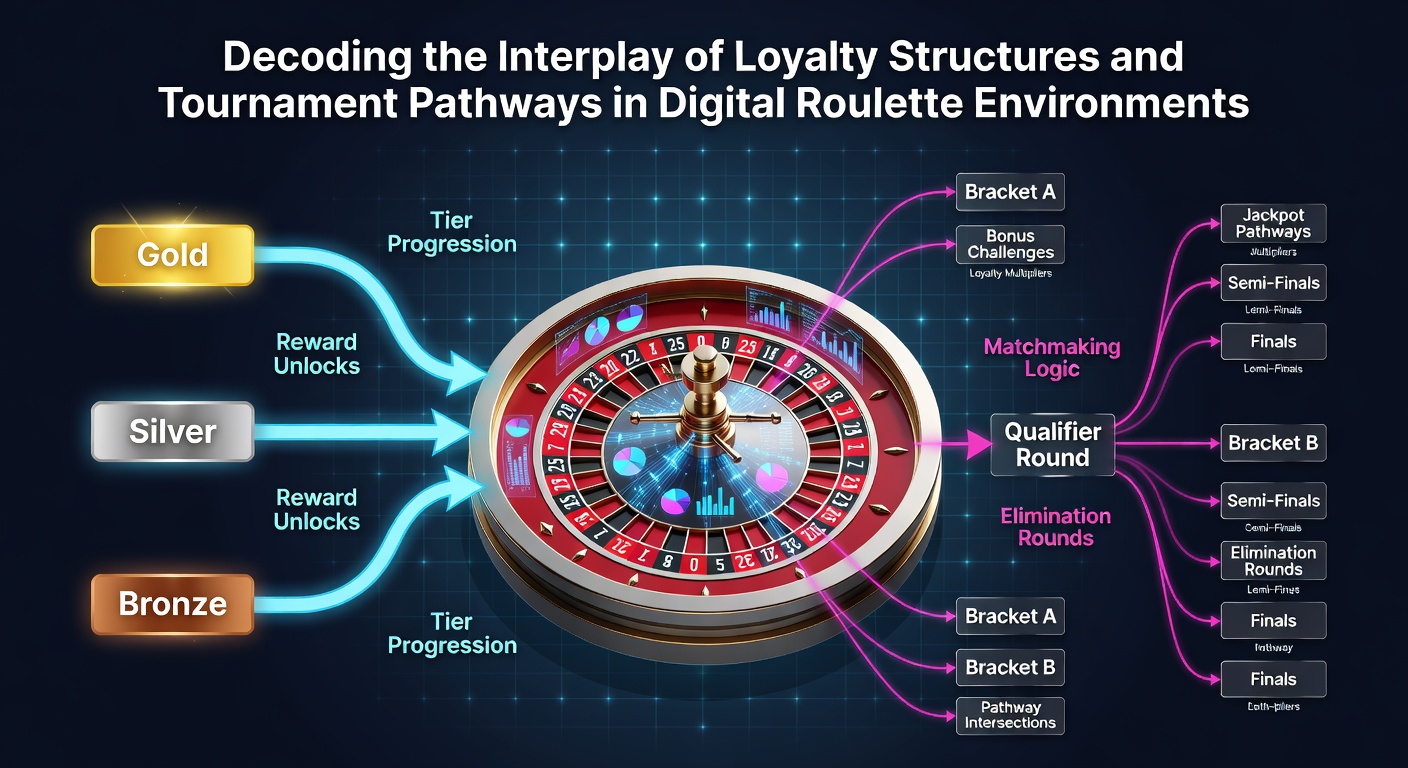 Darstellung von Loyalitätsstrukturen und Turnierpfaden in digitalen Roulette-Plattformen mit Fokus auf Punktesysteme und Progression