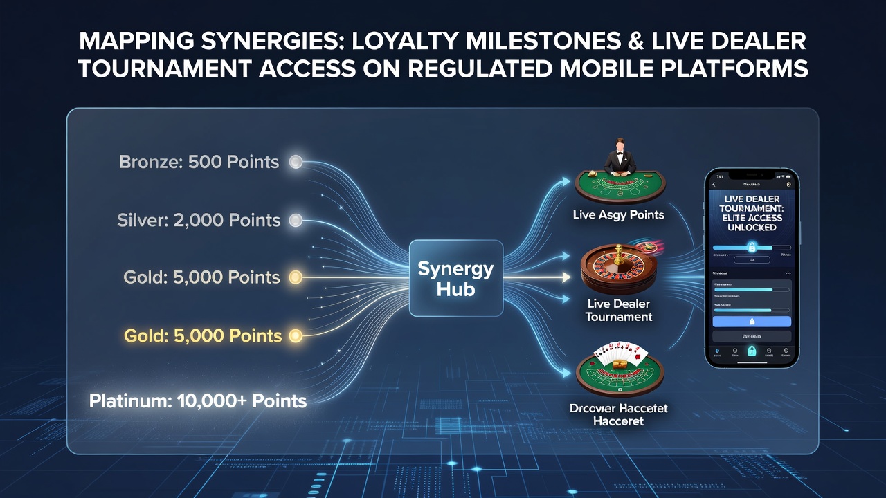 Darstellung der Verknüpfung von Loyalitätsmeilensteinen mit Turnierzugängen in mobilen Roulette-Plattformen